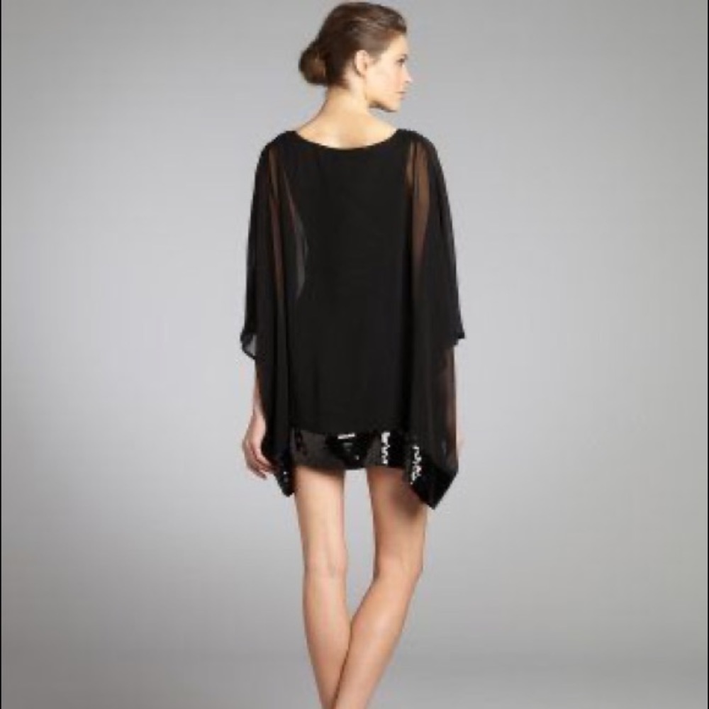 💕HP💕Julie Brown Beth chiffon plum sequin dress - Picture 12 of 12
